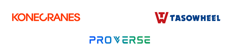 Logos by Konecranes, Proverse, Tasowheel